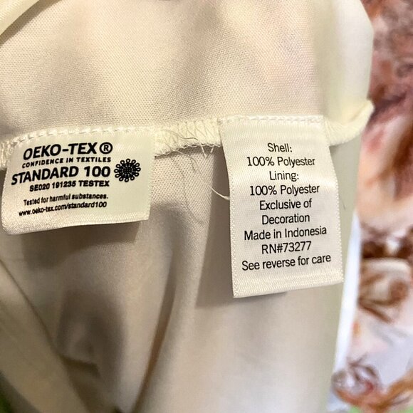 LC Lauren Conrad Strappy Cream Floral Tiered Midi Dress New with Tags - Picture 7 of 10